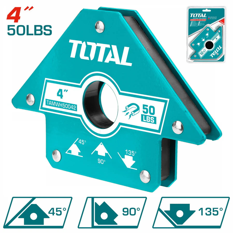 TOTAL TAMWH50042 50Lbs Magnetic Welding Holder - 4 Inch Total
